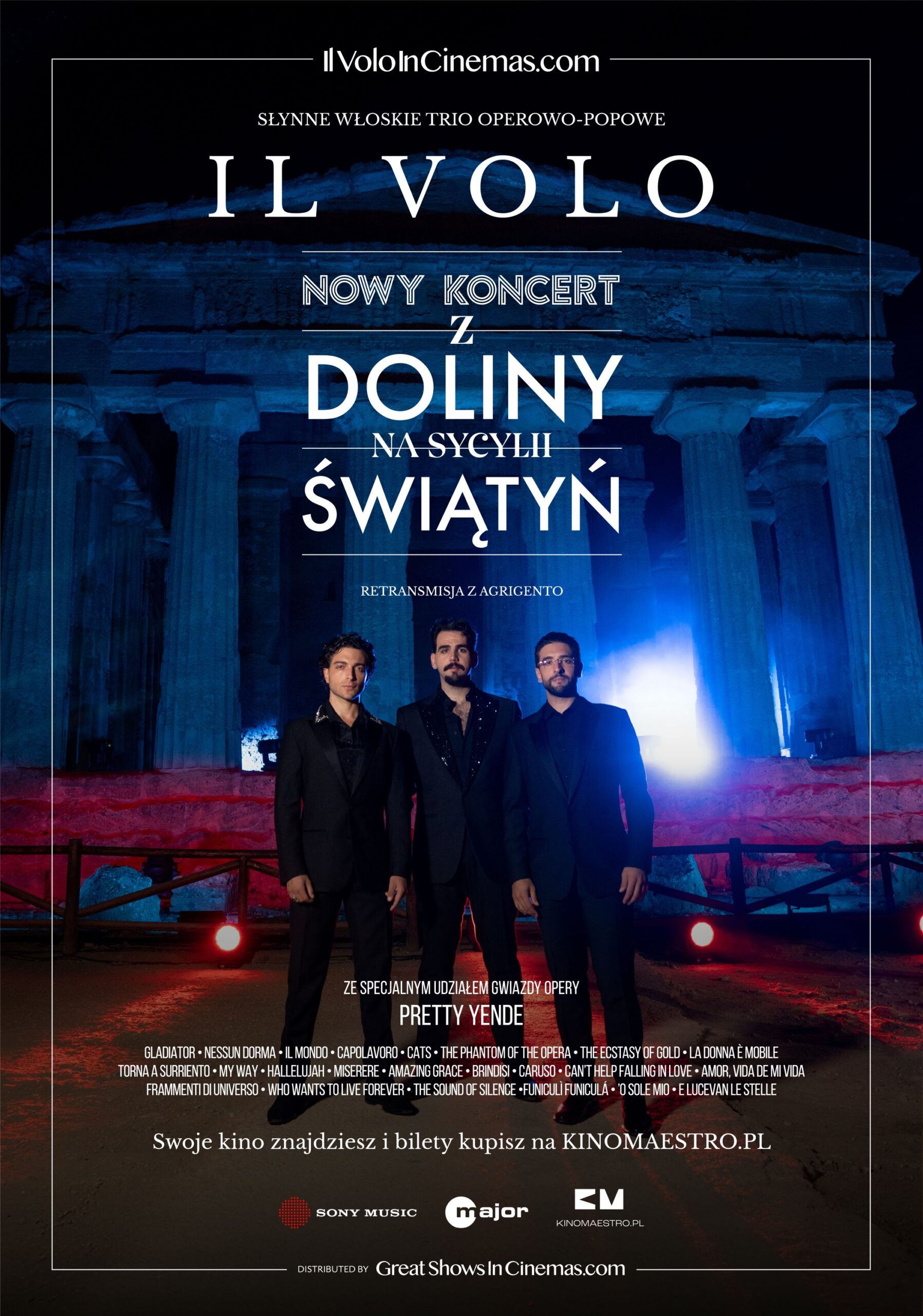 Il Volo. Nowy koncert z Doliny Świątyń